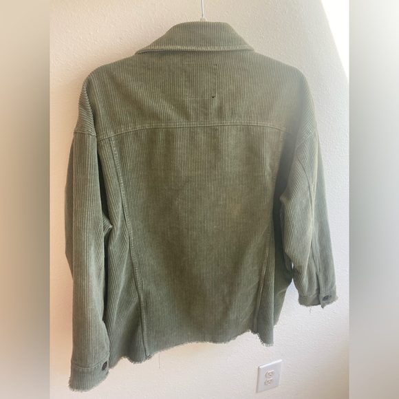 Zara Green Oversized Shacket - Picture 2 of 4